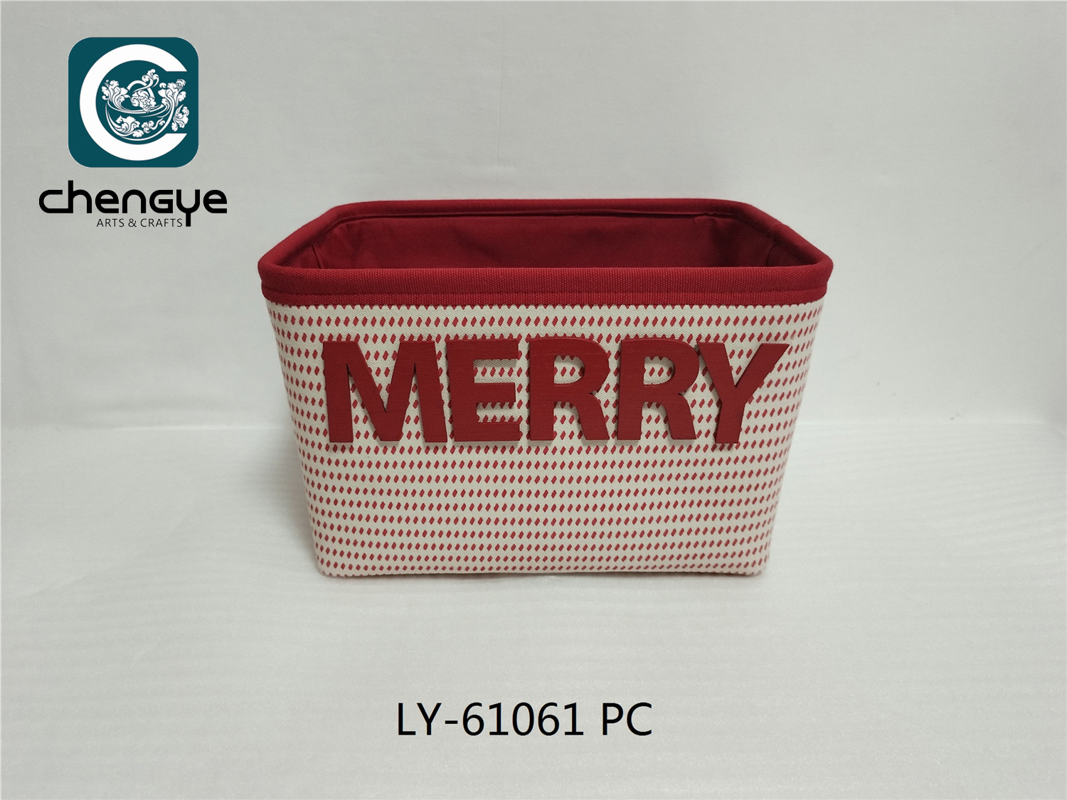 Christmas fabric basket, gift bag，storage basket