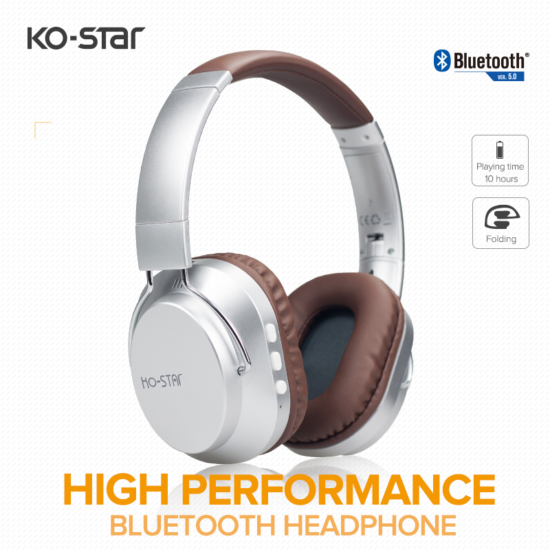 KO-STAR High performance Folding design Stereo Bluetooth headphone headsets BT-2020