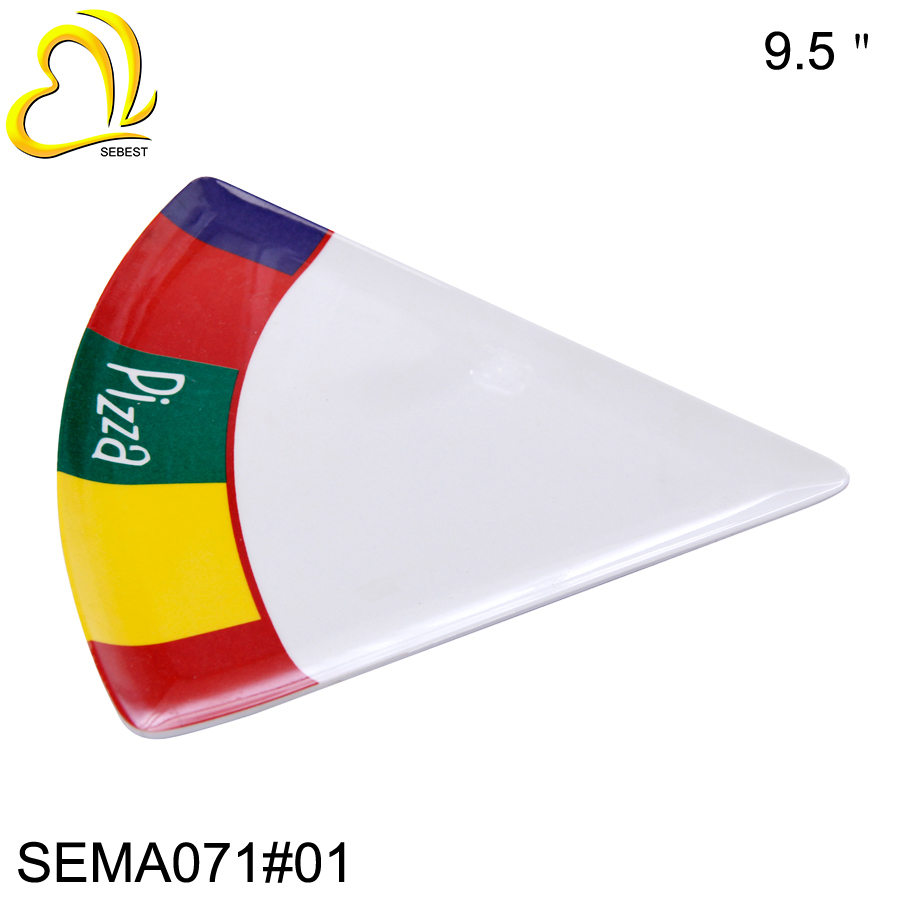 SEBEST 9.5 Inch Melamine Pizza Plate SEMA071#01