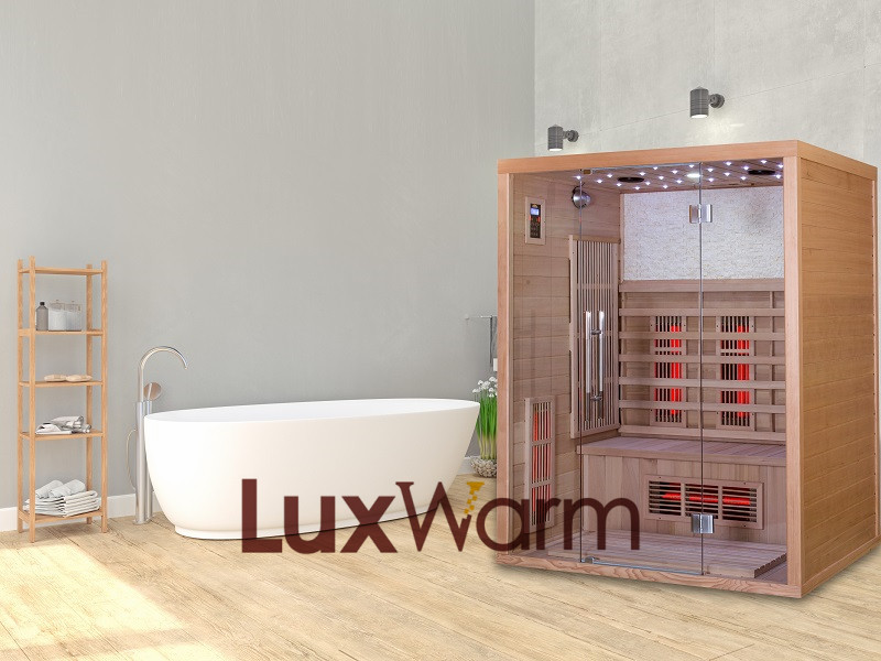 Red light heaterand carbon heater mixed infrared sauna