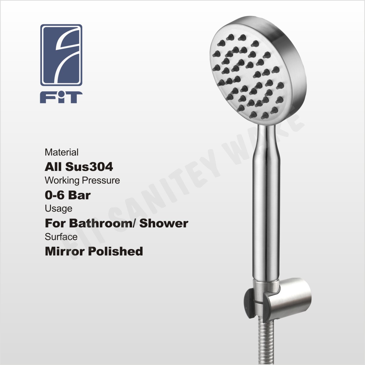 Stainless steel shower head