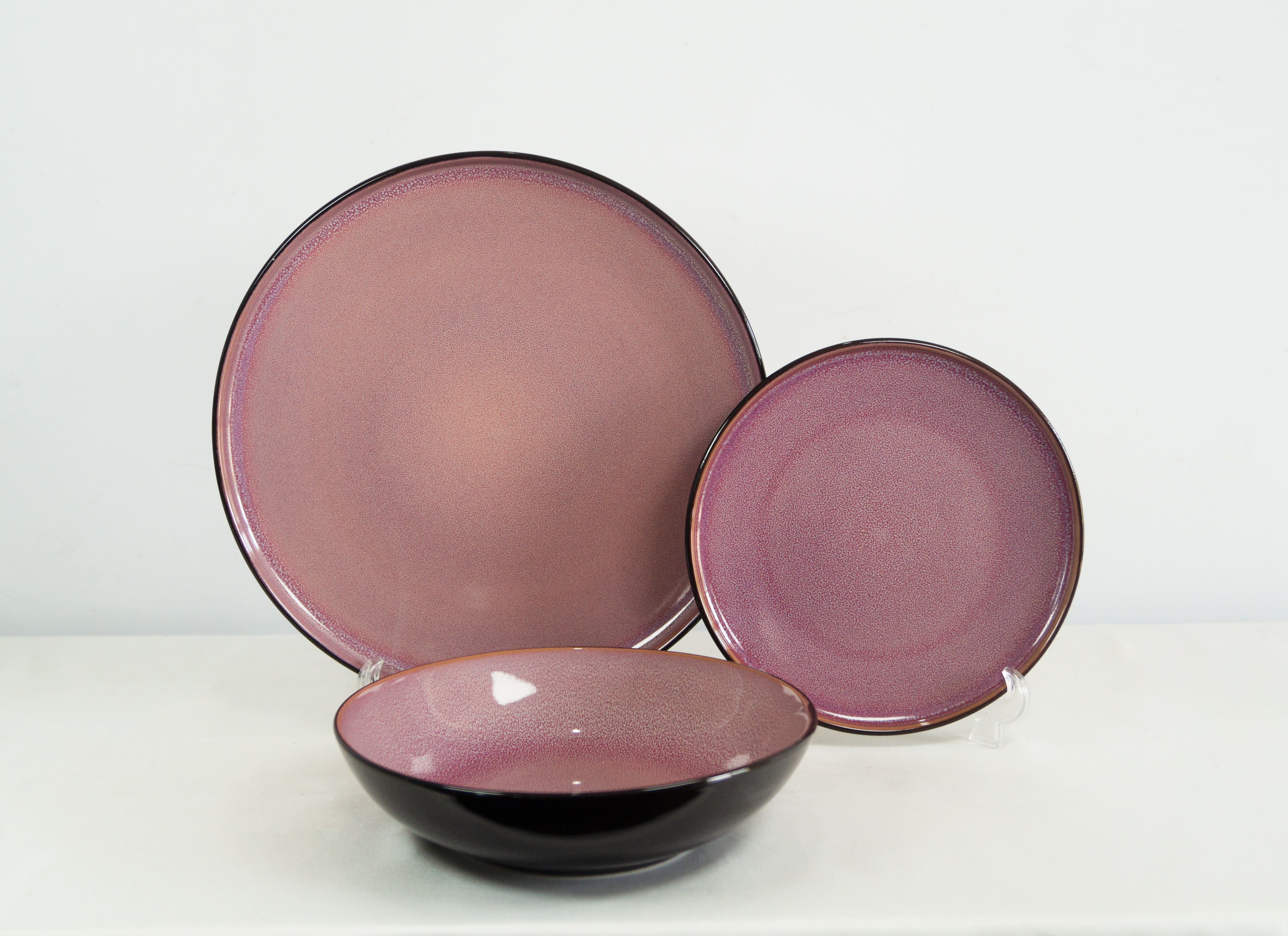 Stoneware reactive 16PCS dinnerset