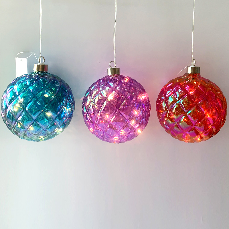 Glass led ball christmas ball