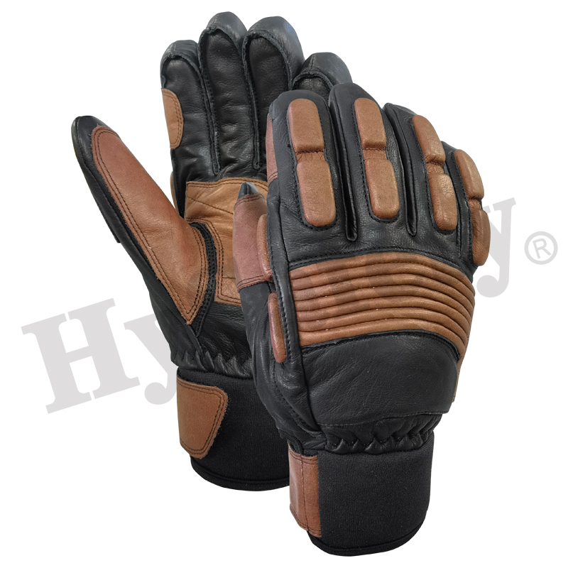 Skiing gloves, Outdoor glove, leather glove