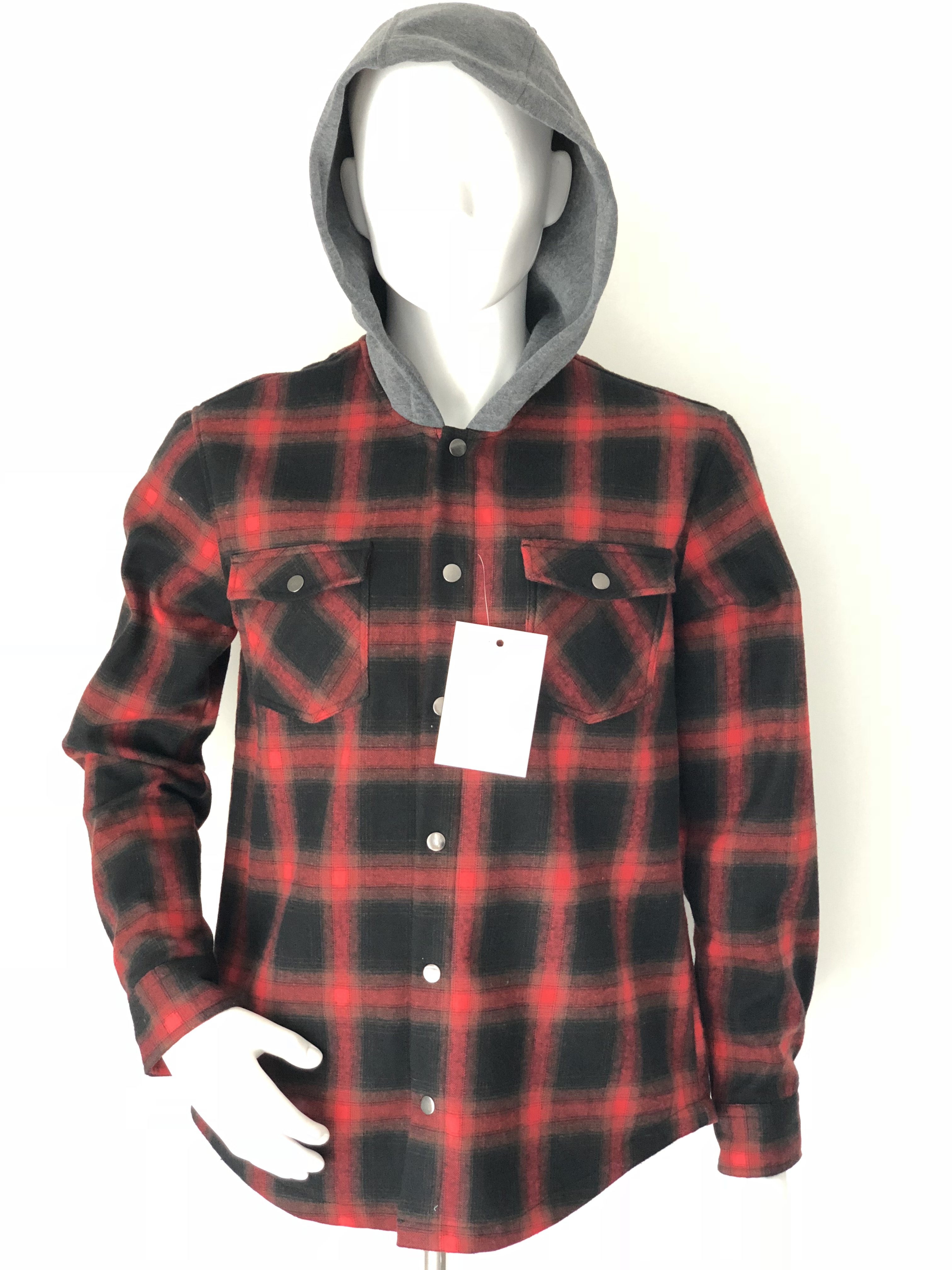 Men's cotton polyester flannel jacket shirts , men's shirts