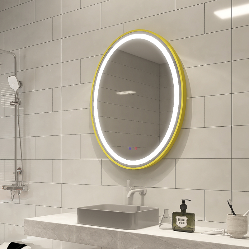 Modern Hotel Illuminated Lighted Anti-fog Bathroom Led Wall Bath Mirrors