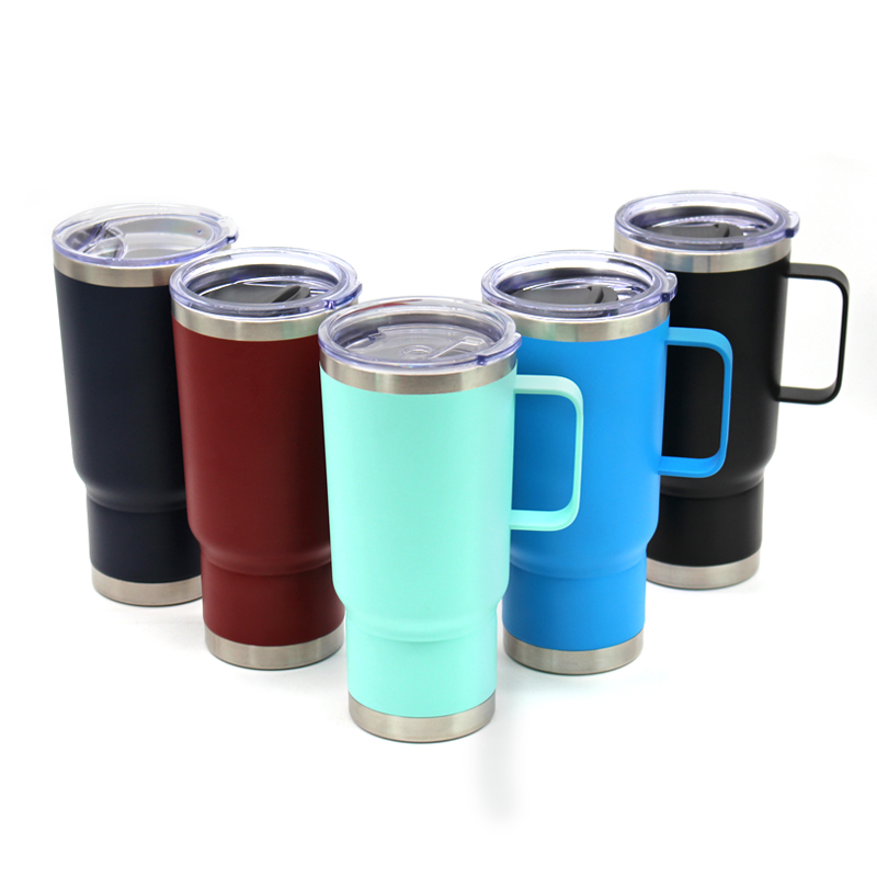 Vacuum mug with handle