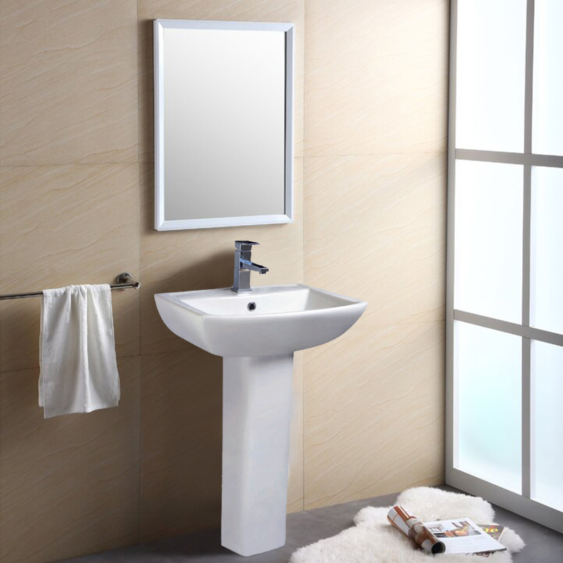 SUNRISE Wash Basin Modern Bathroom Full Pedestal Basin
