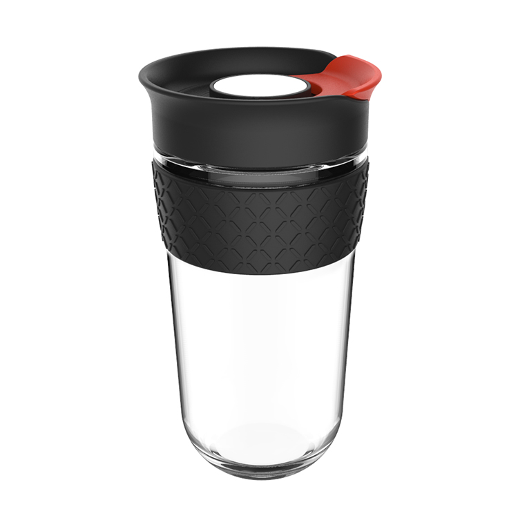 Sinoglass Multi-use beverage glass with filter attachments