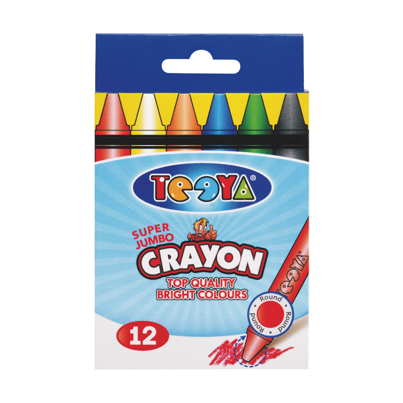 12c Super Jumbo Crayons