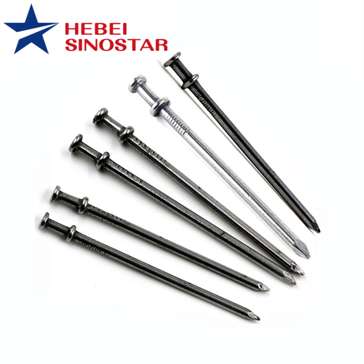 Electro Galvanized Duplex Headed Iron Nails