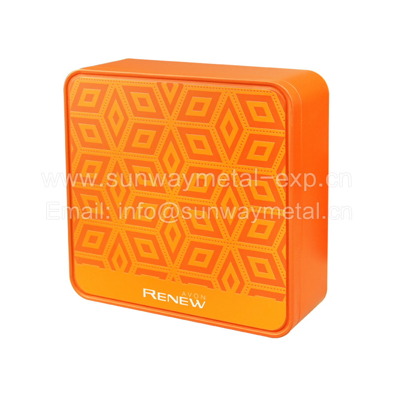 Food package tin packaging Square tin box