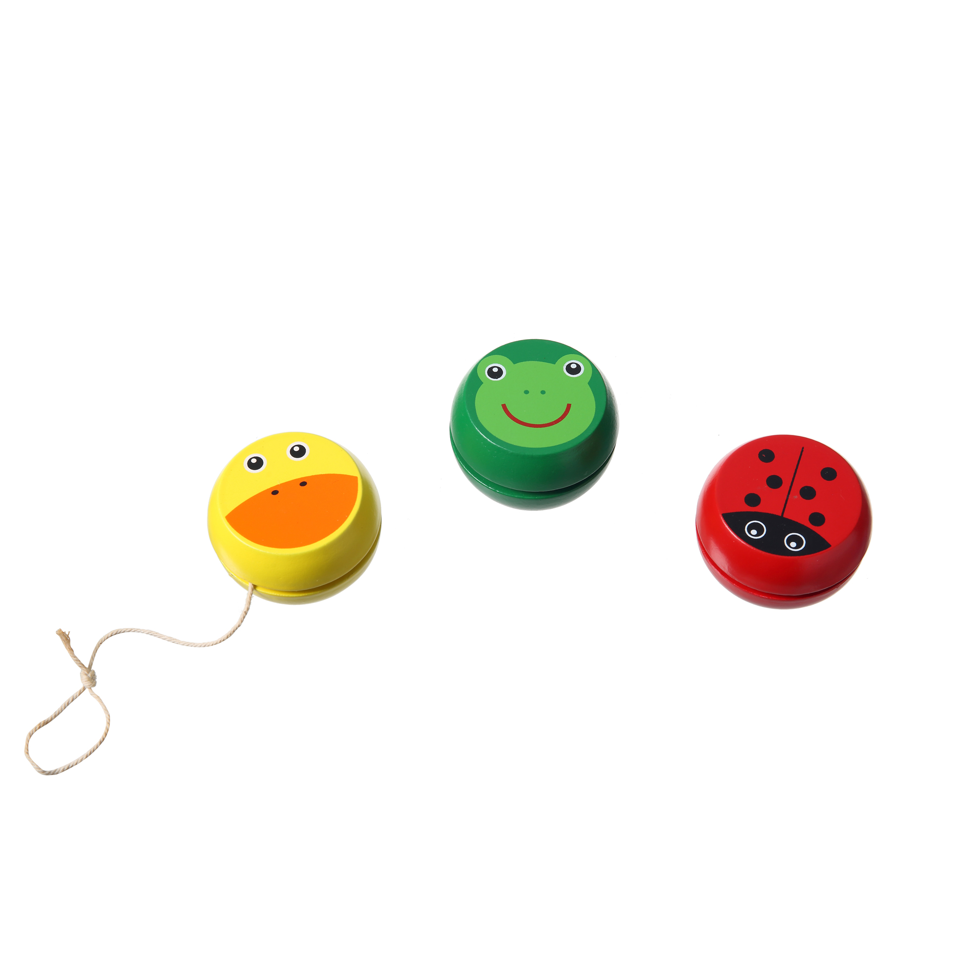 Wooden animal yoyo toy for kids