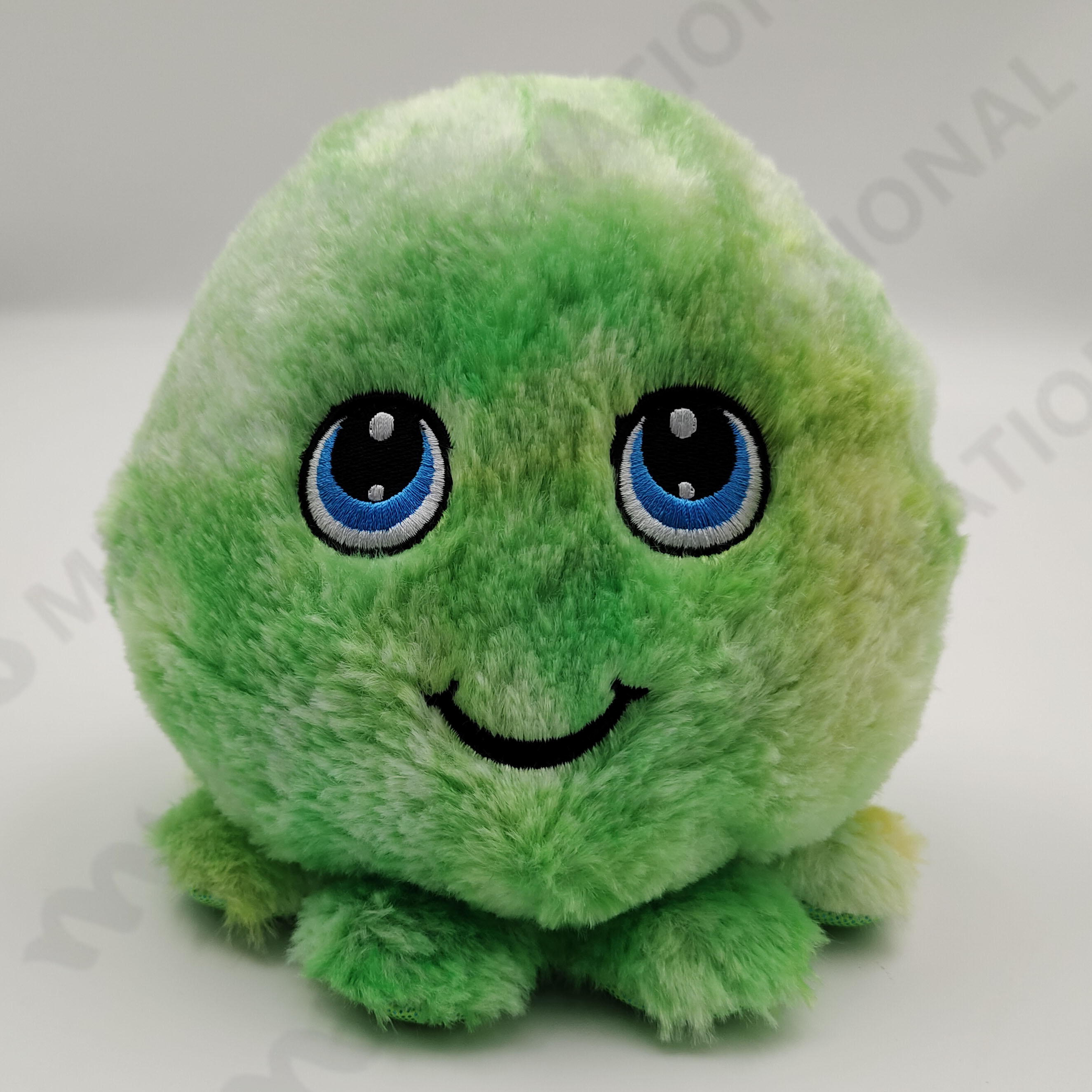 Custom fashion hot sale High quality soft stuffed plush toy cute round Tie-dye octopus