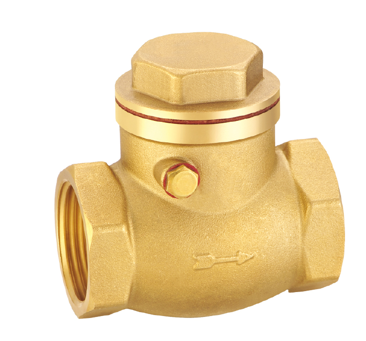 Brass swing check valve