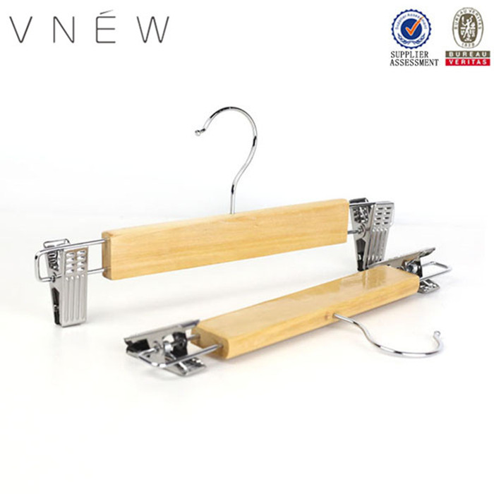 1664 pant hanger for clothes Natural color skirt hanger