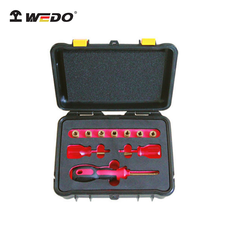 Non-sparking 1/4'' Dr Socket Set-10pcs