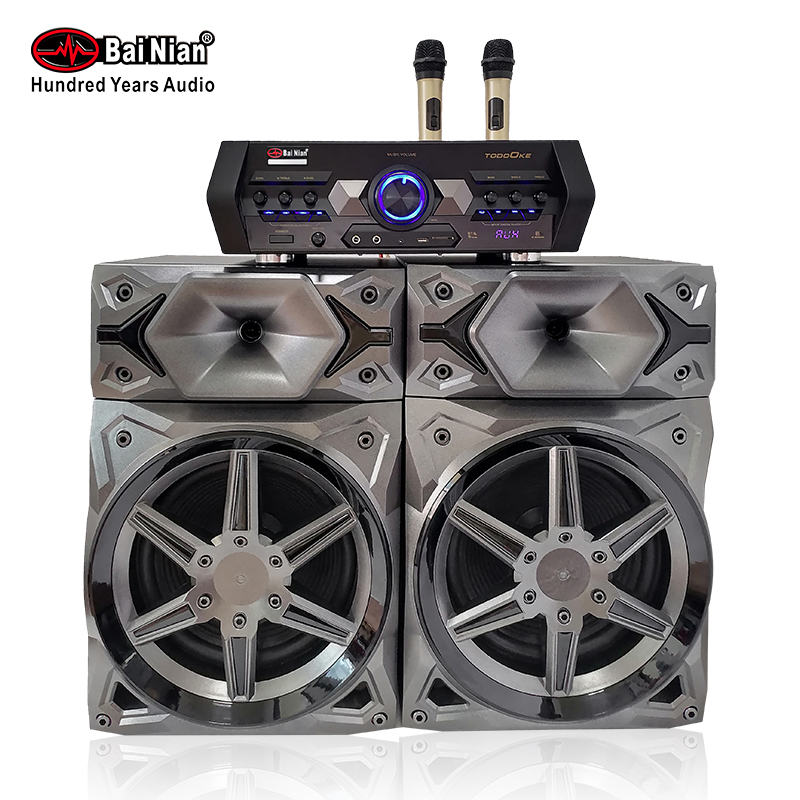 Home Theater 、Karaoke Sound System (Powerful Home Amplifier with Super Bass Woofer and Tweeter