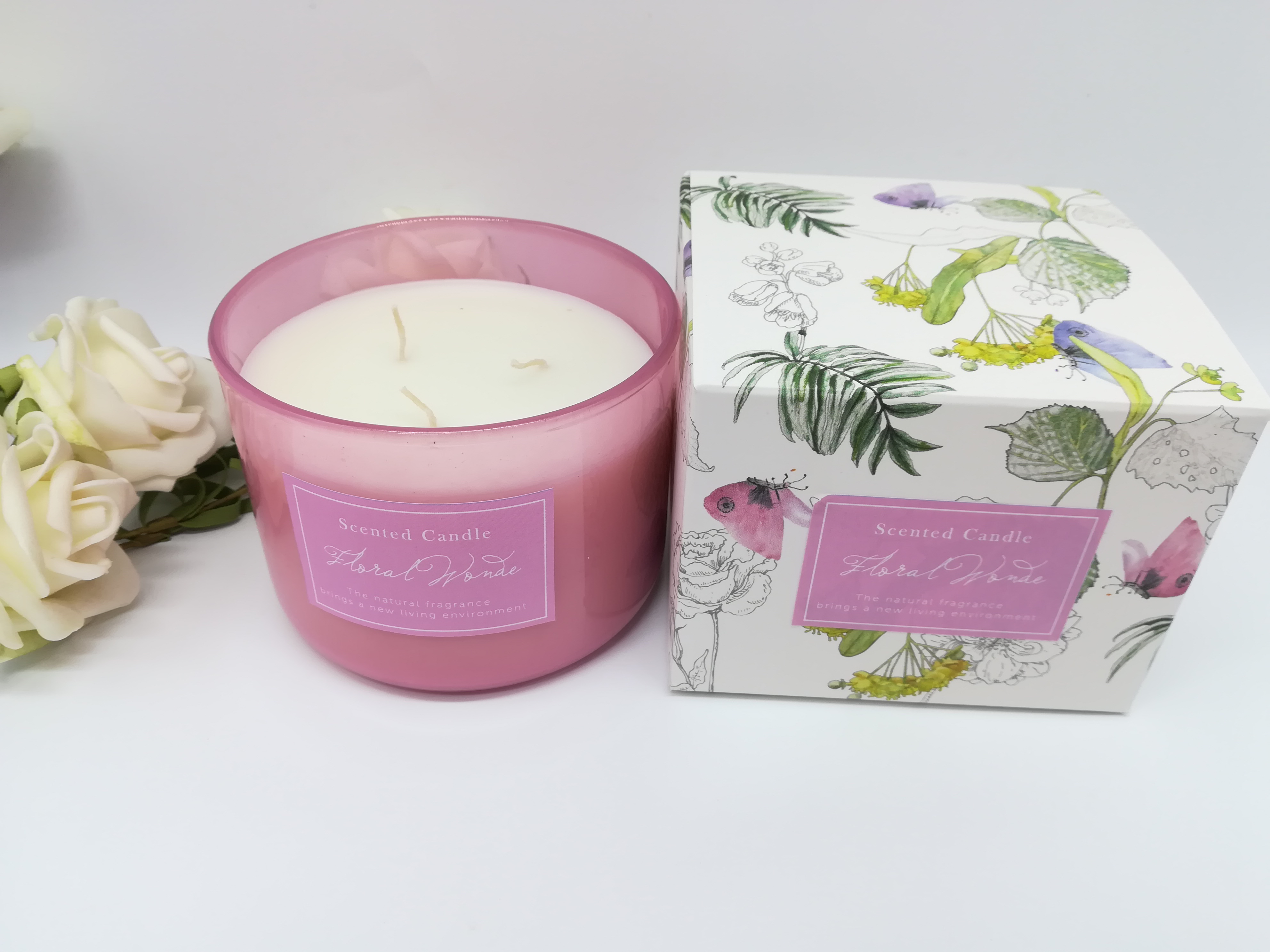 Soy wax scented candles