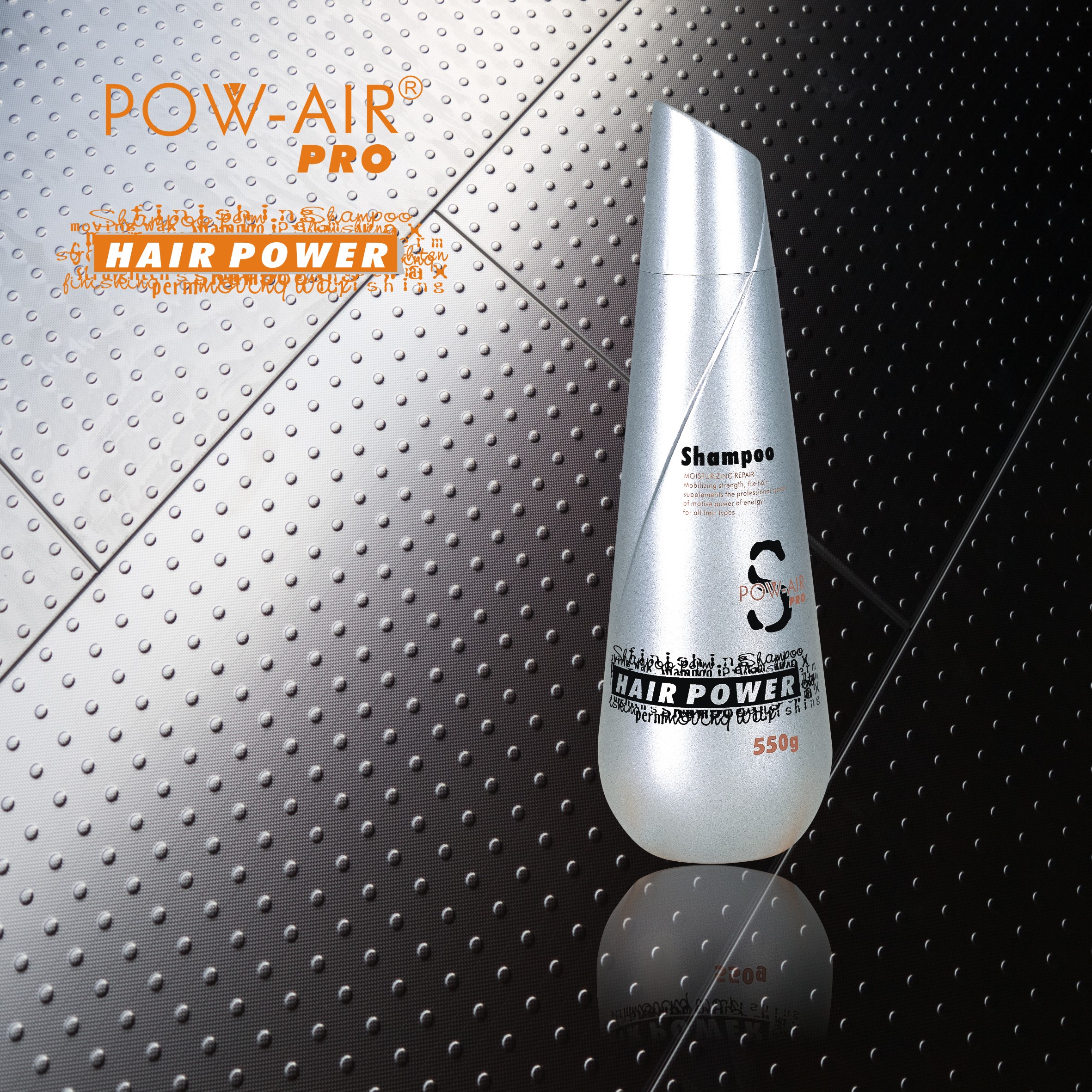 POW-AIR for MENS Daily Shampoo for MEN 320g Energizing Mint Scent With Menthol For Soothing Private Label OEM welcome