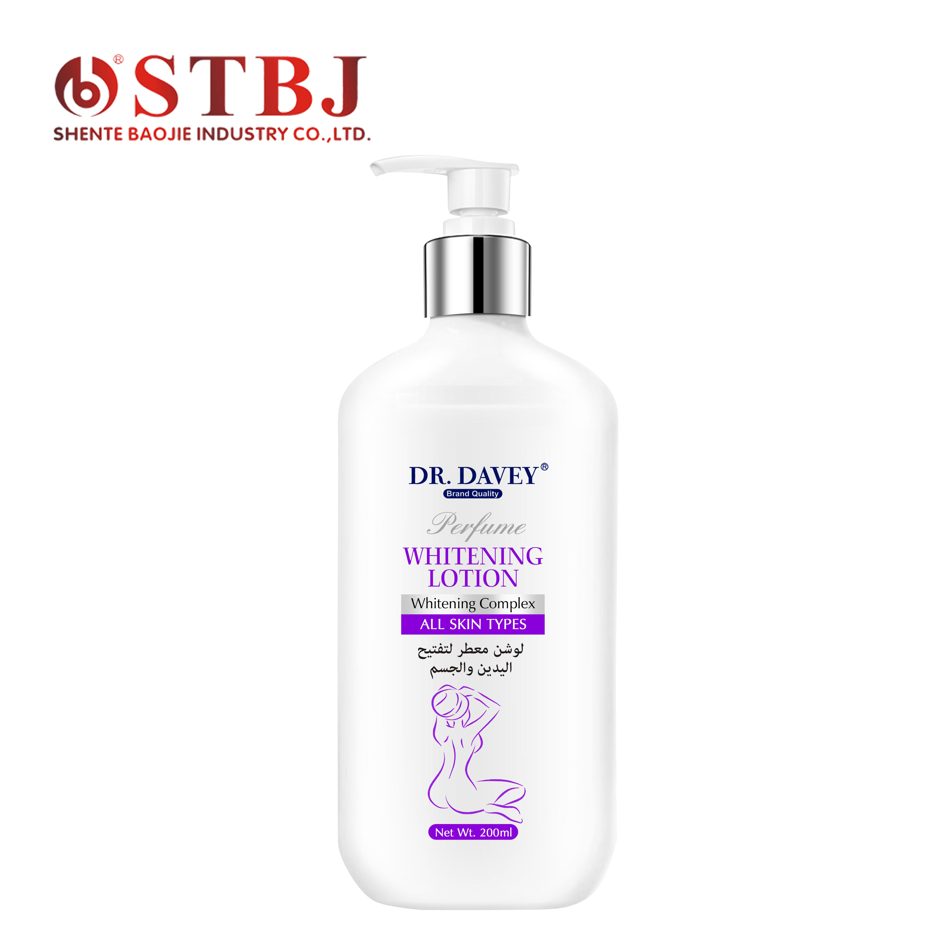 DR.DAVEY 2020 new Skin whitening body lotion complex soft skin all types Double rich formula heals dry skin