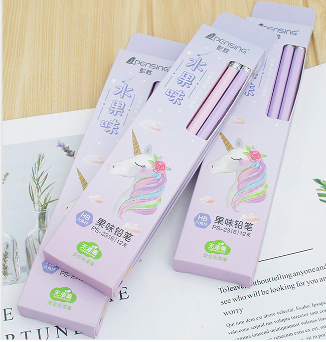 Woodfree HB pencil with Fruity smell