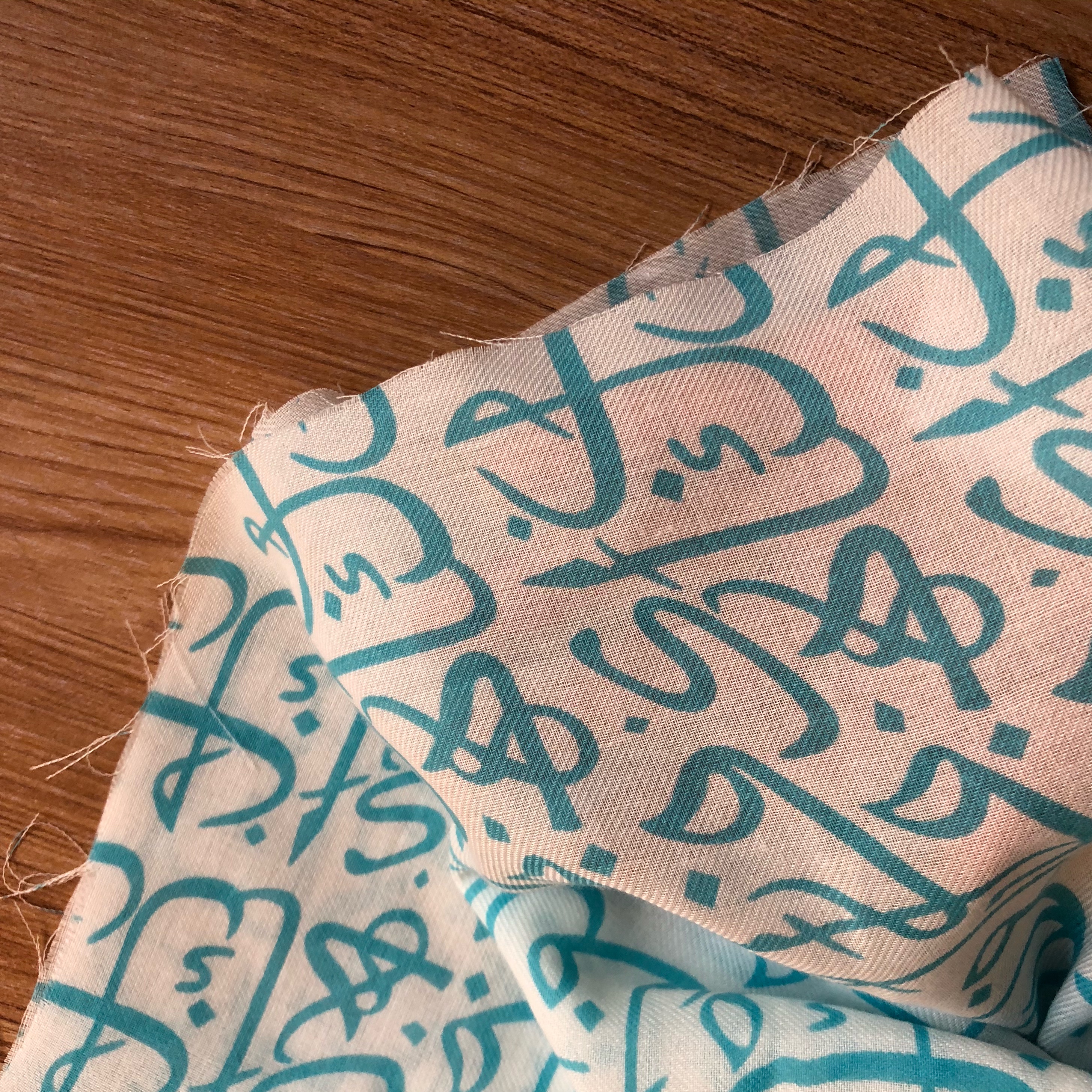 Arab tueban scarf Printed wool square head scarf shawl bawal hajab