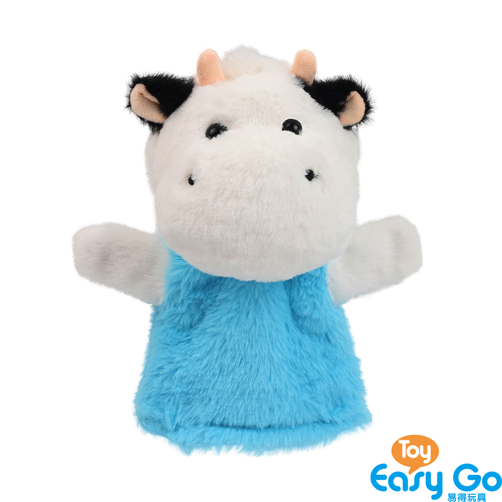 Cute hand puppet cow plush toy
