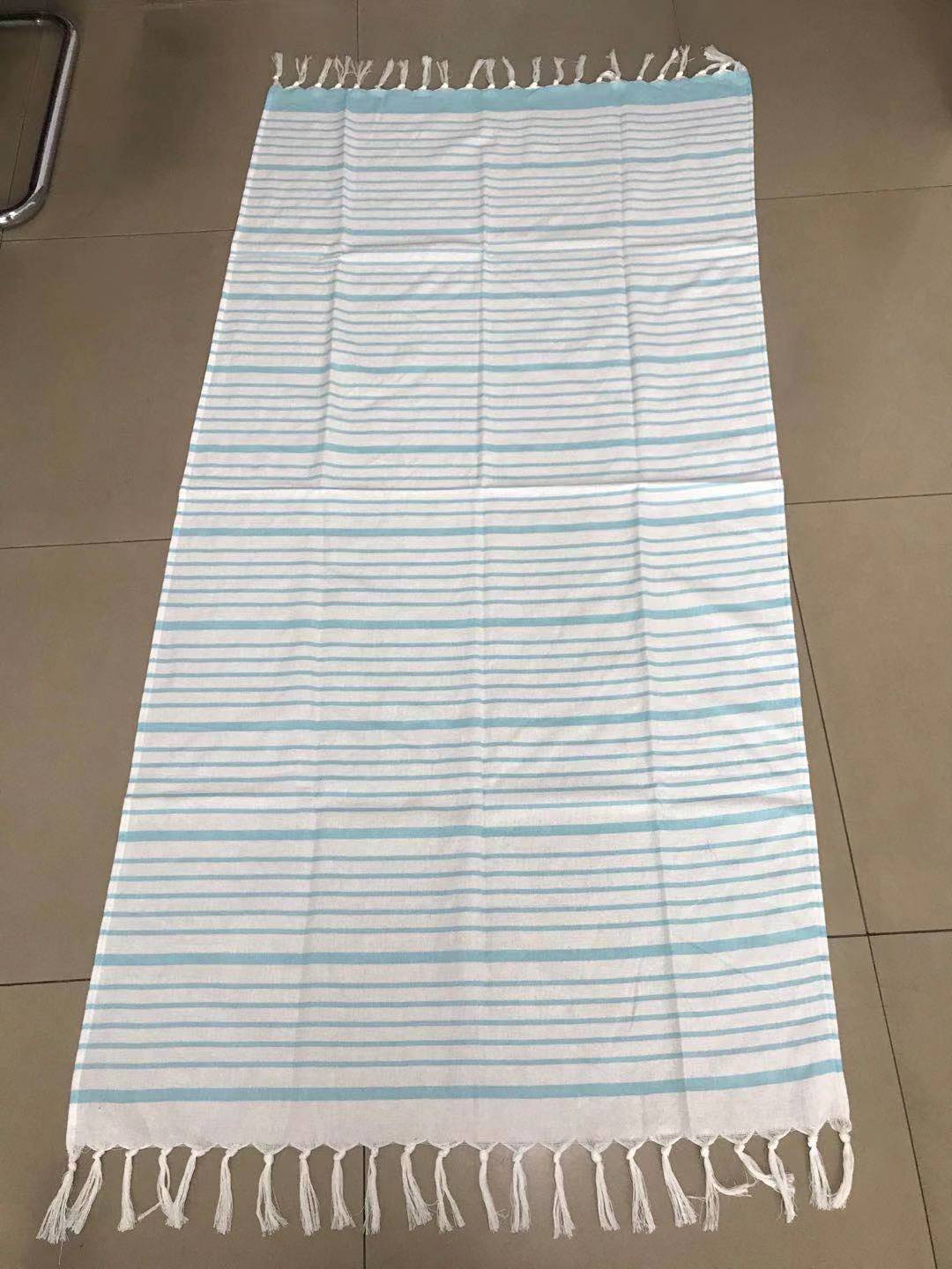 Cotton Hammam Towel, Fouta, Turkish Towel,fringed Towel,