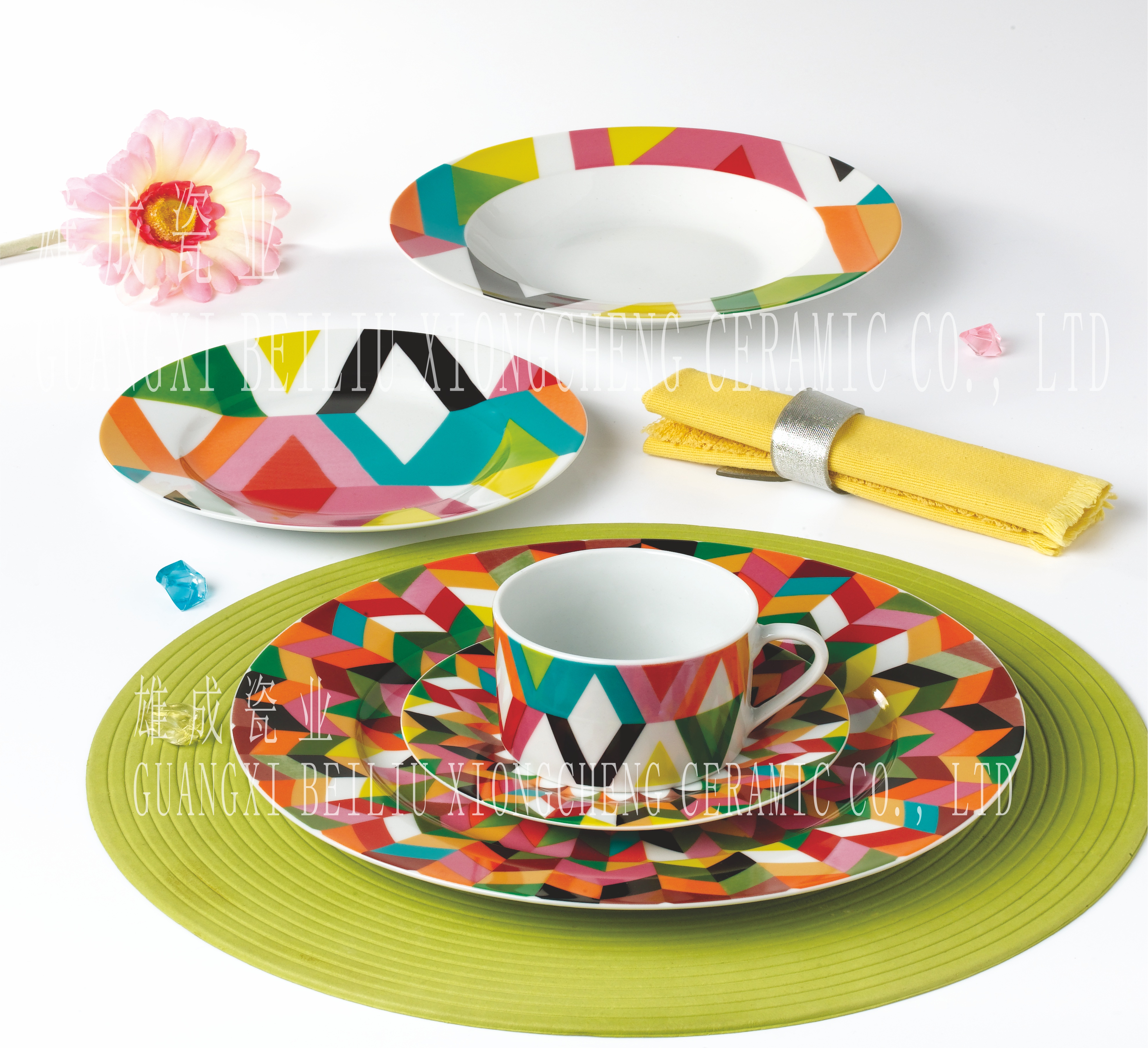 Round shape 20pc dinner set