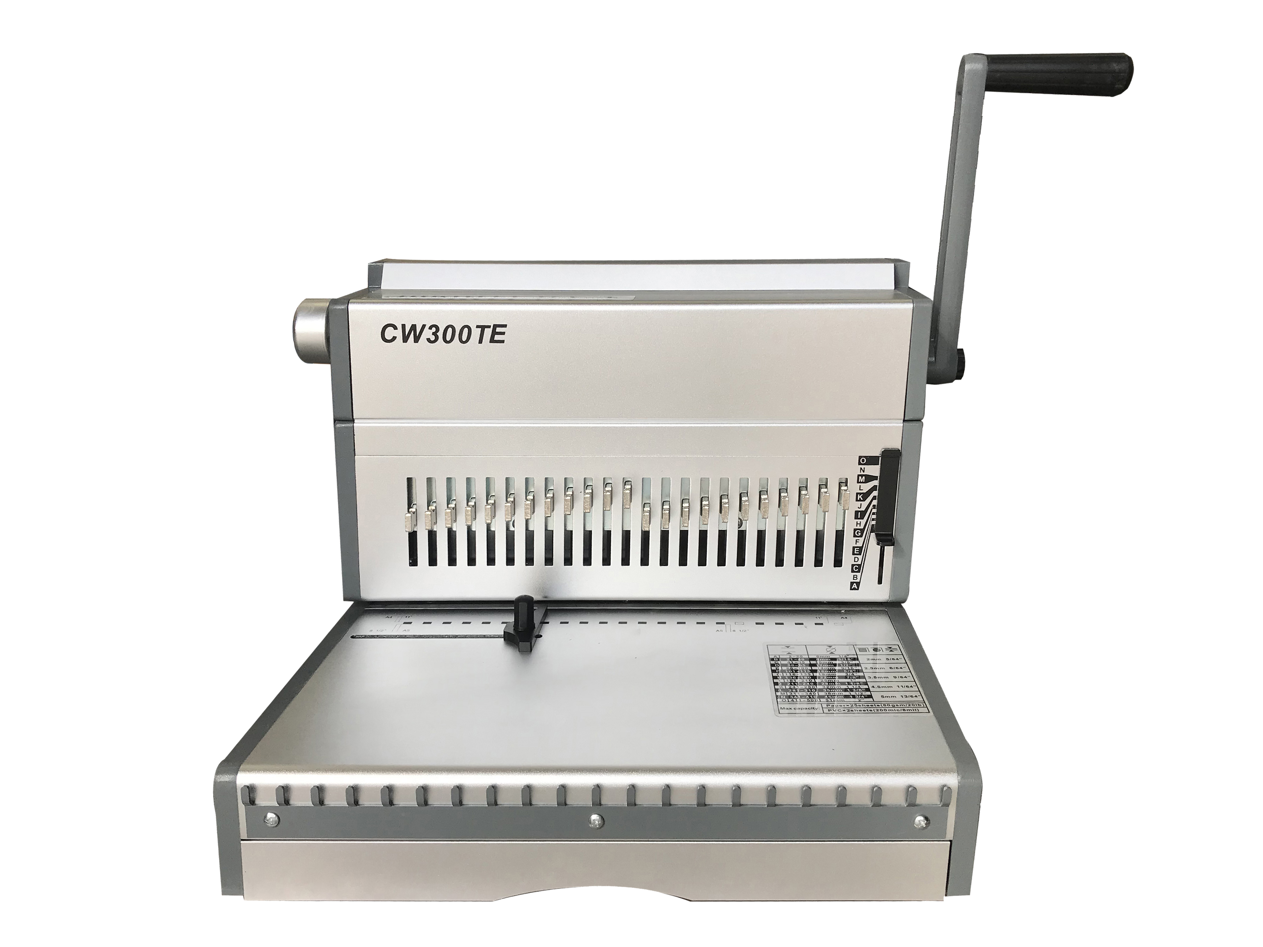 Double wire book binding machine CW300TE