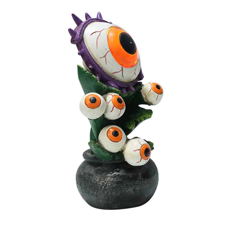 Terror with many eye halloween costume toy light resin decor halloween decorations holiday decoration garden statue