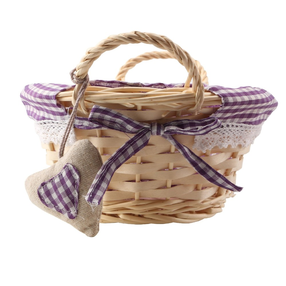 Handmade Hand-Crafted Rattan Wicker Baskets