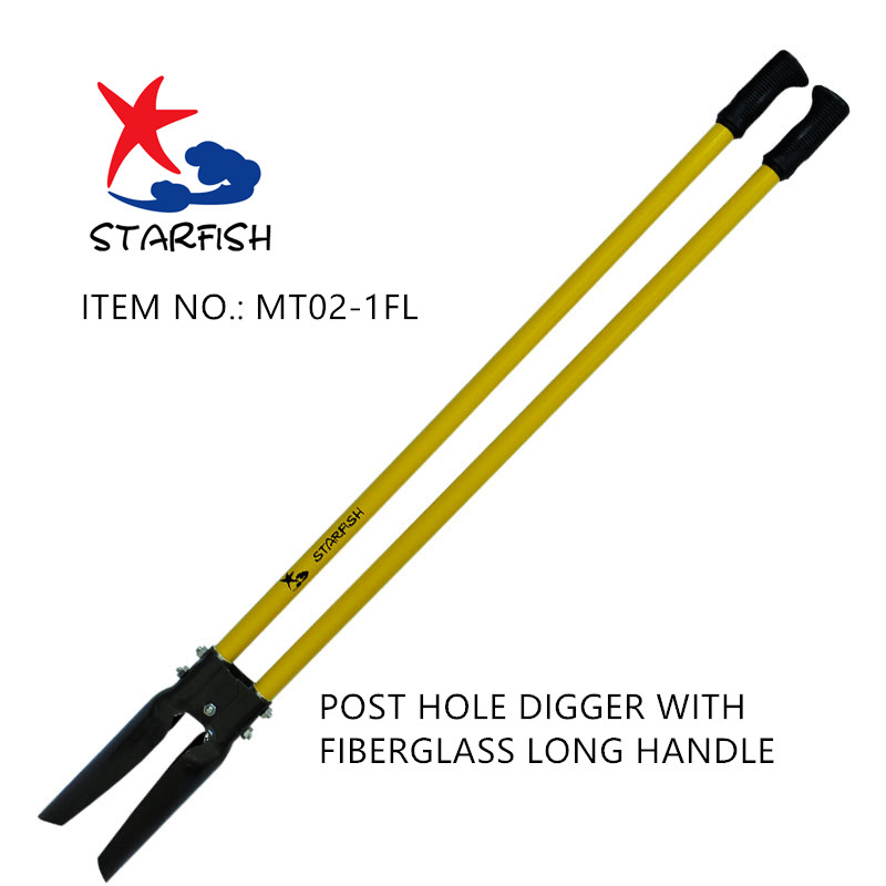 Post Hole Digger With Fiberglass Long Handle