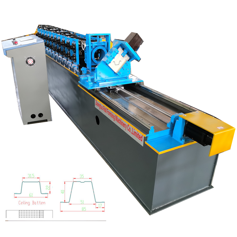 Metal Omega Channel Furring Truss Profile Roll Forming Machine