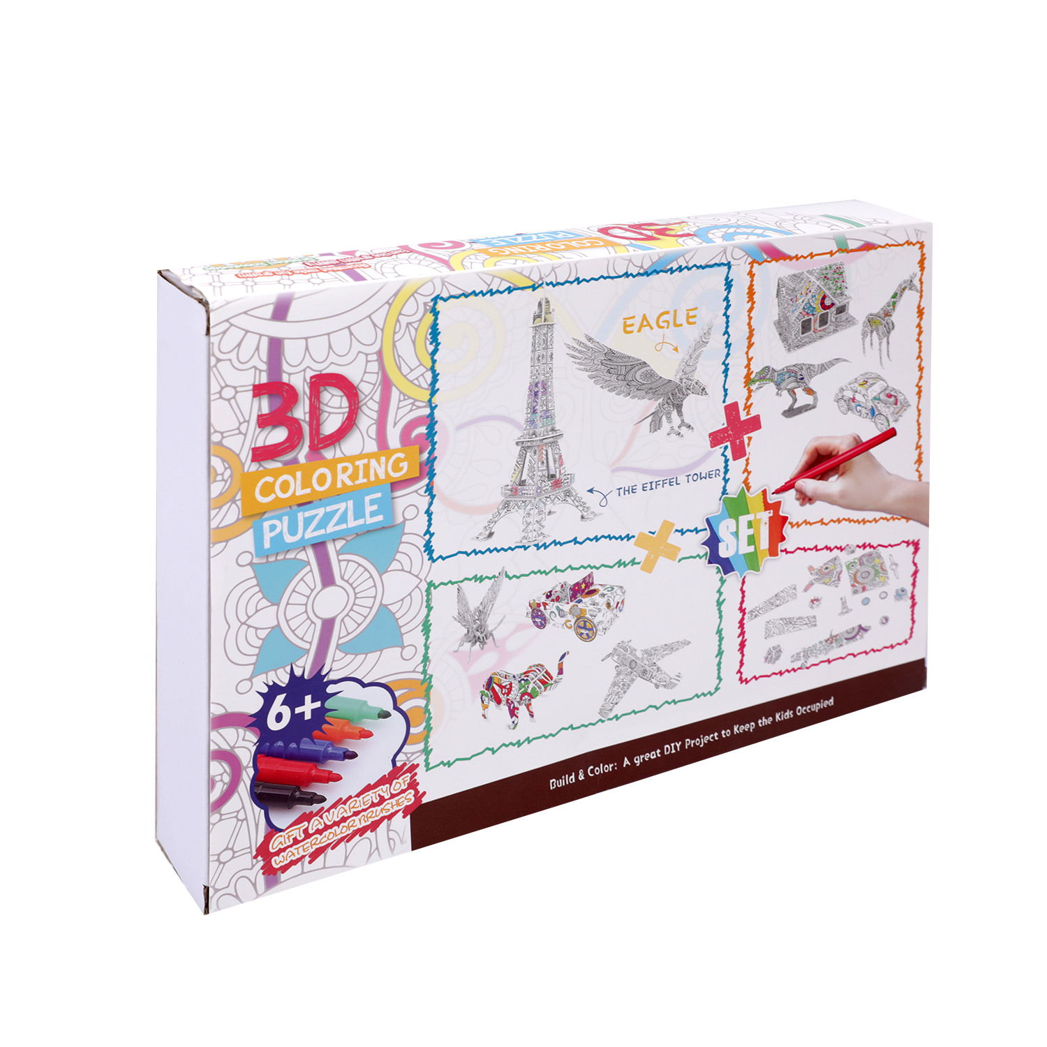 DIY Coloring Puzzle