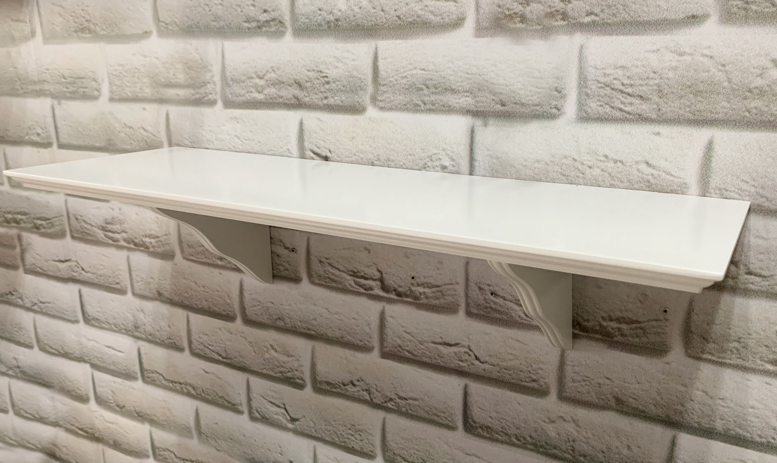 Floating wall shelf/commodity shelf