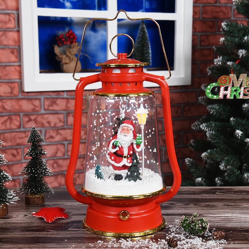 Christmas snow lantern