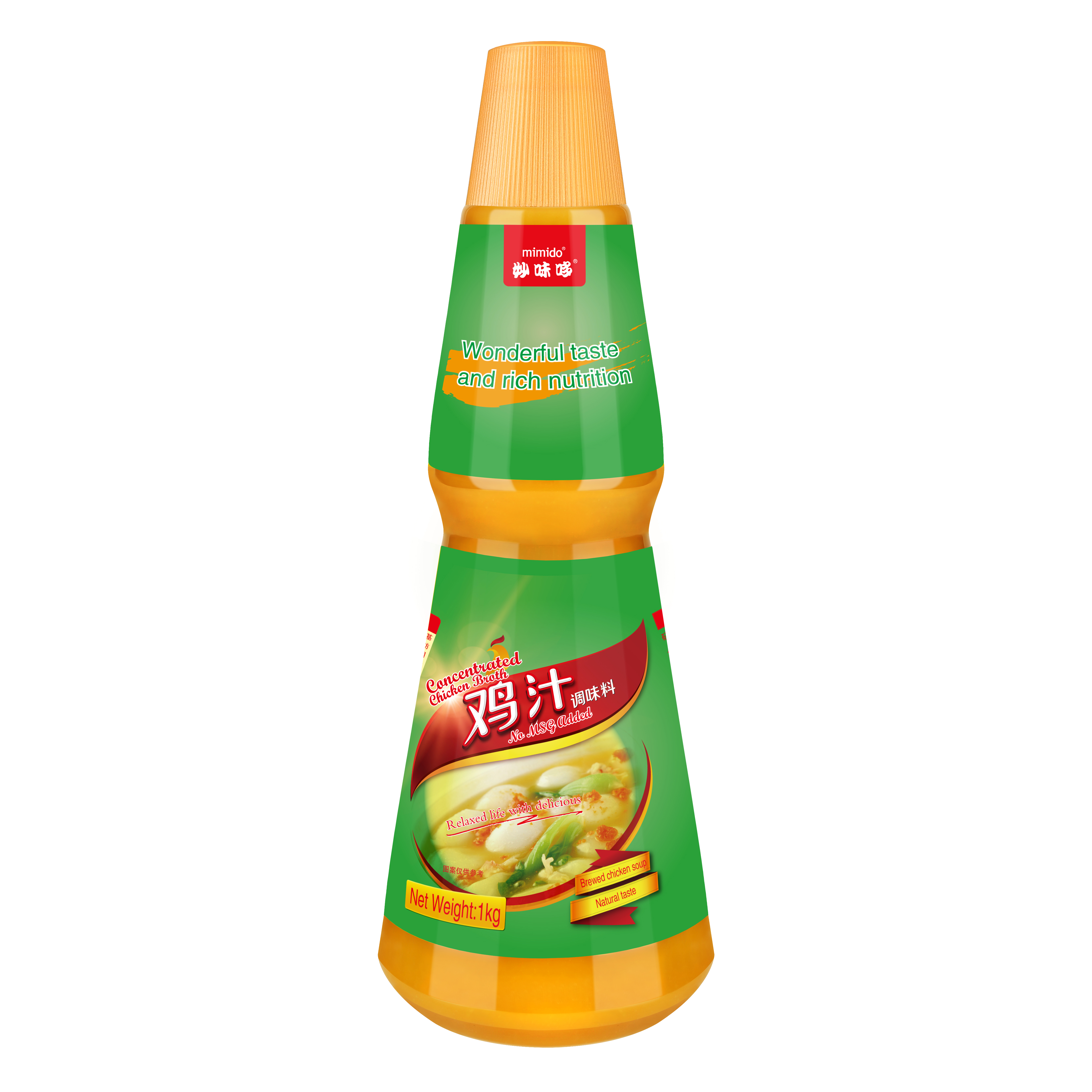 MIMIDO Concentrated Chicken Broth~No MSG Added chicken stock chicken broth chicken soup chicken juice