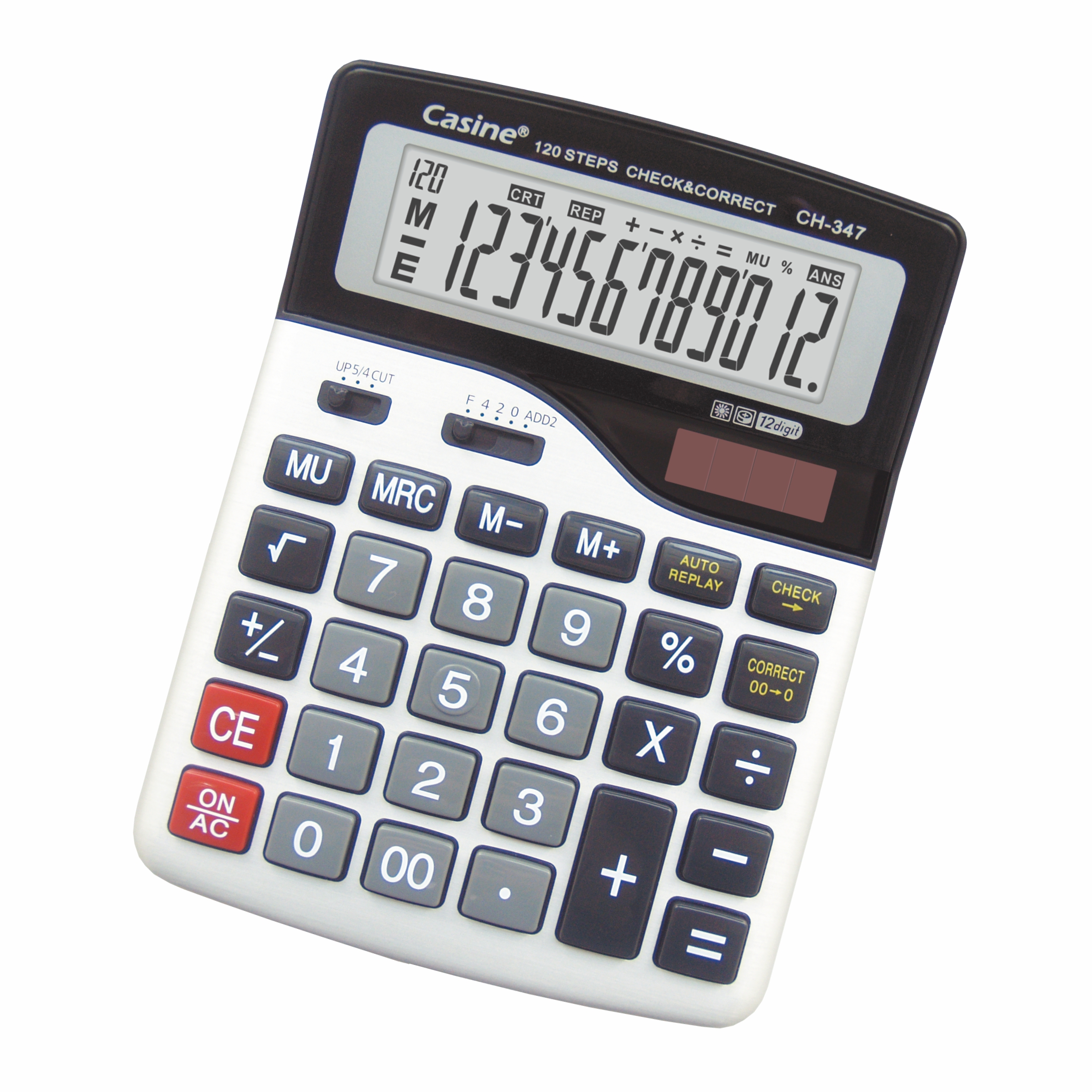 CH-347 - 12-digit Check& correct calculator desktop calculator-Casine