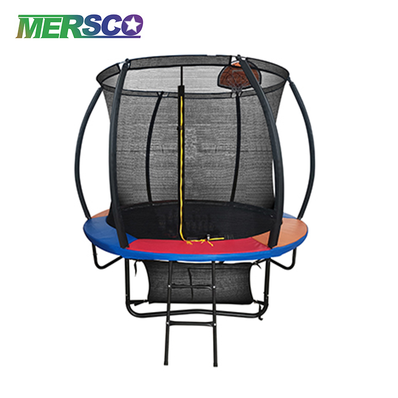 Mersco Large Outdoor Trampoline Ladder Safety Net Adults And Kids Entertainment