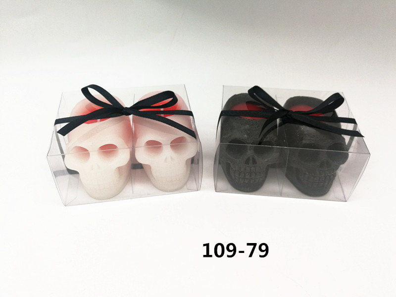 Candles, gift candle, Halloween skull candle, Halloween candle