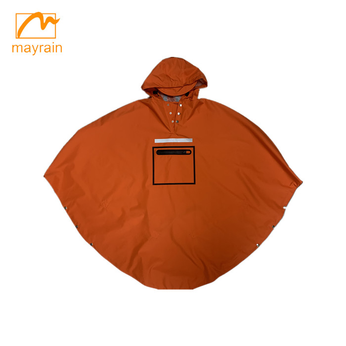 High grade polyester or nylon rain poncho
