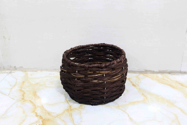 rattan woven planters