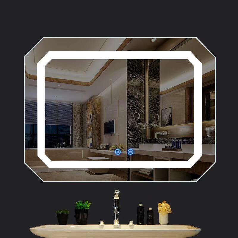Slim Fogless Bathroom Illuminated Backlit Light LED Mirror