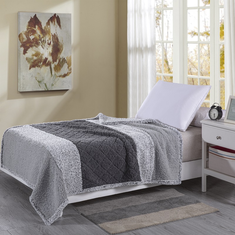 Pieced Sherpa Blanket