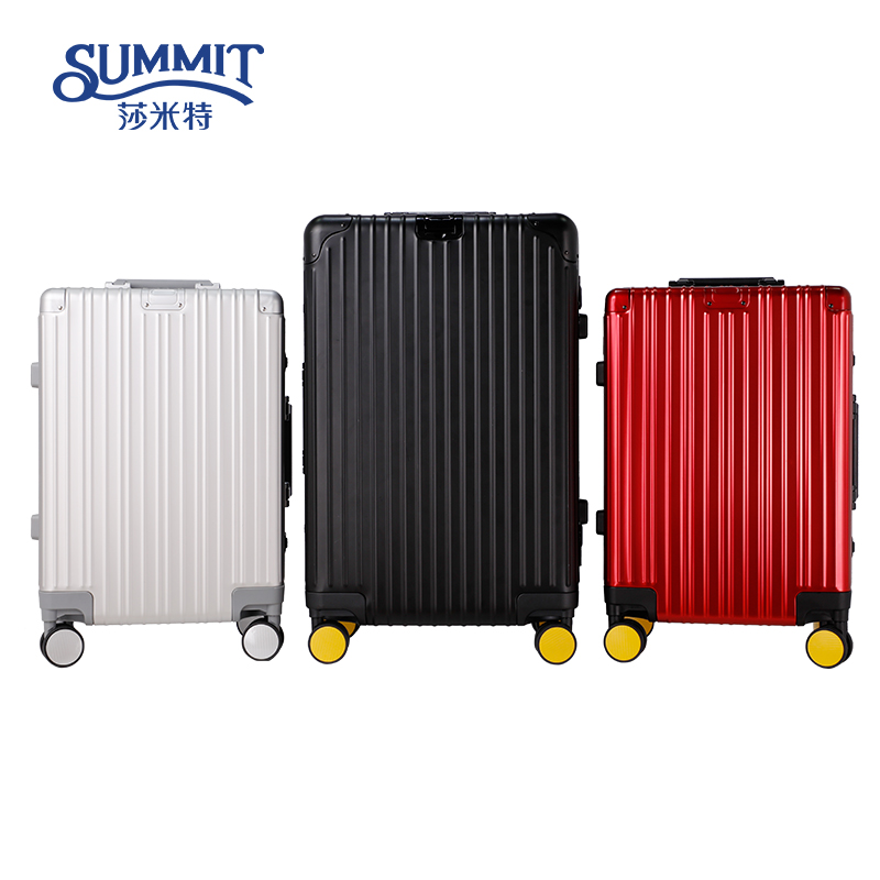 Aluminum suitcase alluminum alloyed trolley case