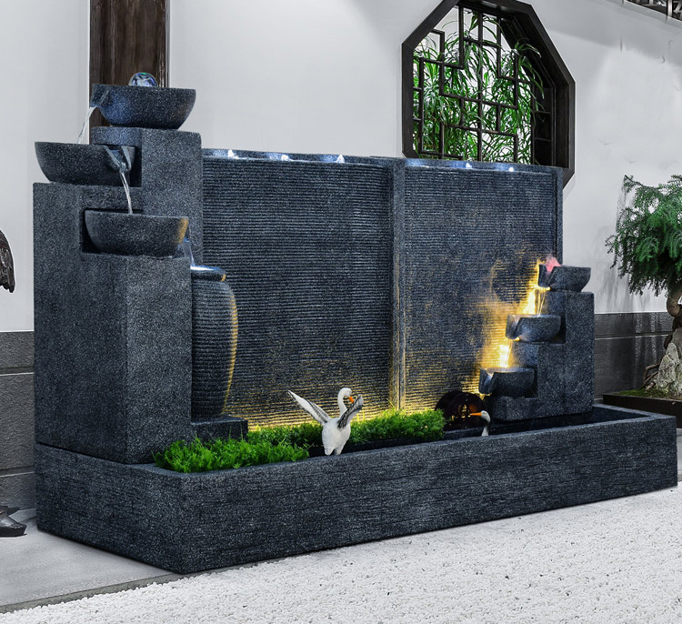 water wall fountain