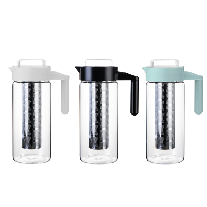 Sinoglass wholesale borosilicate glass cold brew coffee maker with SS filter