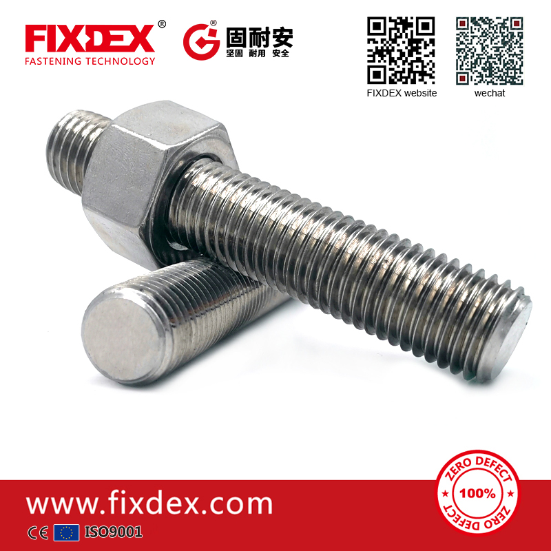 Customizable size stainless steel din975 threaded rod